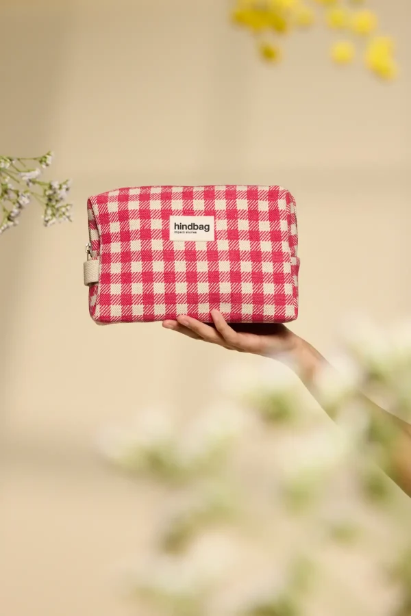 Léon Toiletry Bag Vichy Rose