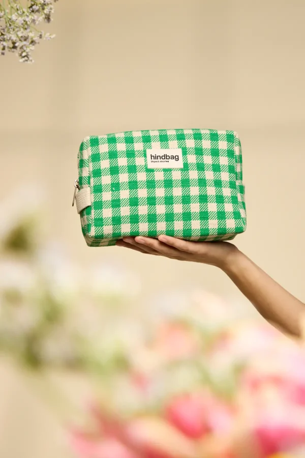 Léon Toiletry Bag Vichy Vert