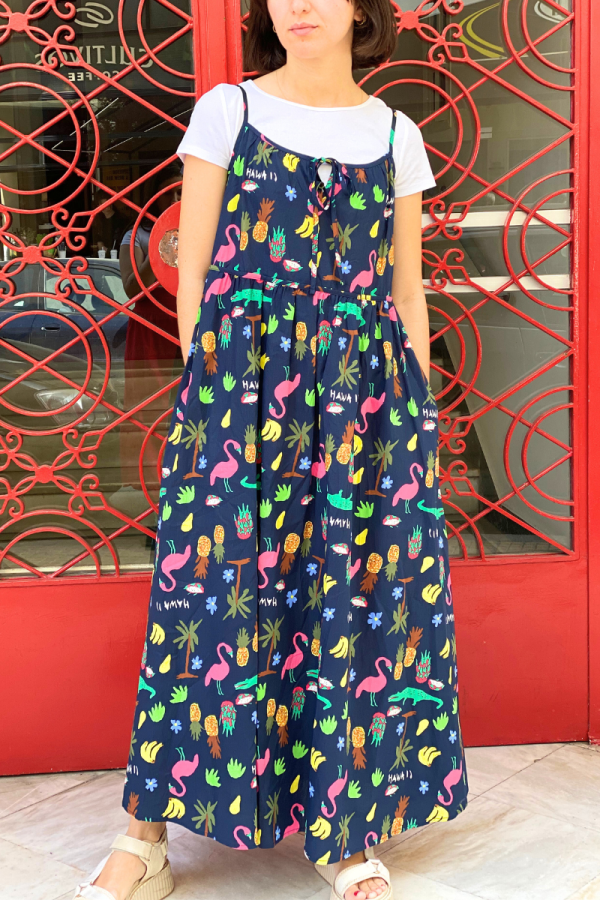 Dress Hawaii Navy