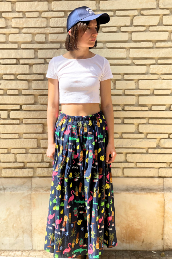 Skirt Hawaii Navy
