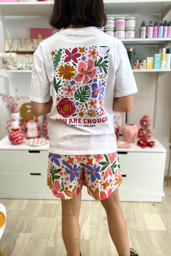 T-Shirt Flower White