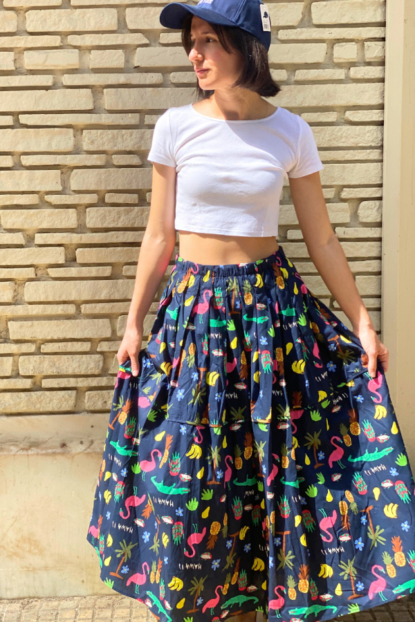 Skirt Hawaii Navy