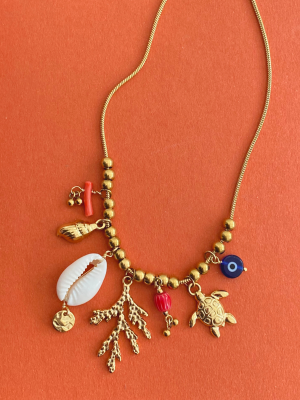 Κολιέ με Καλοκαιρινά Charms