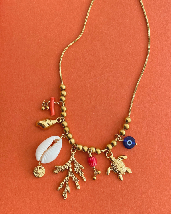 Κολιέ με Καλοκαιρινά Charms