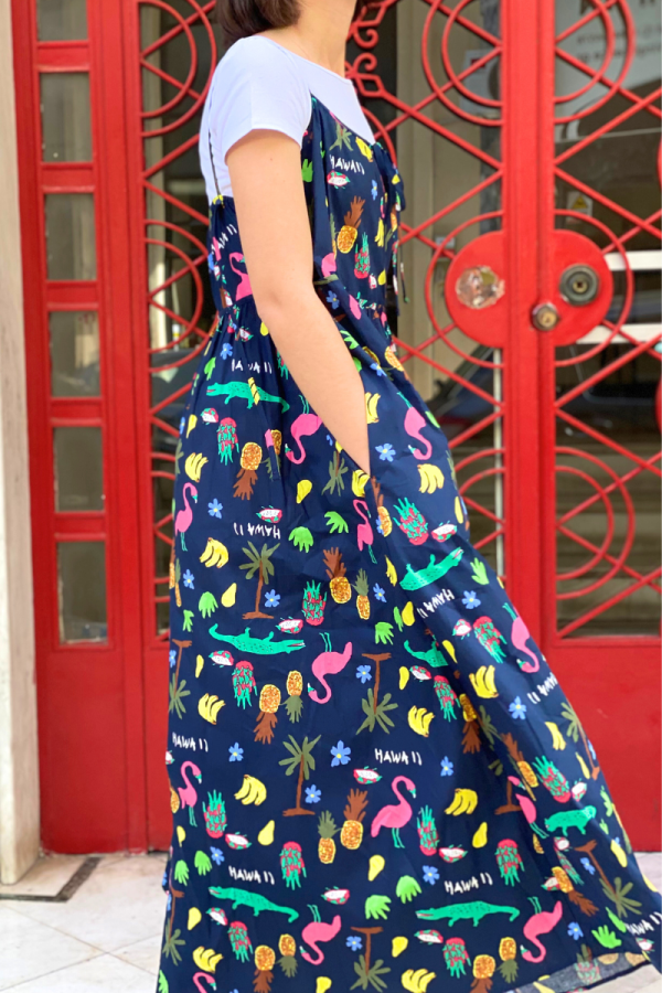 Dress Hawaii Navy