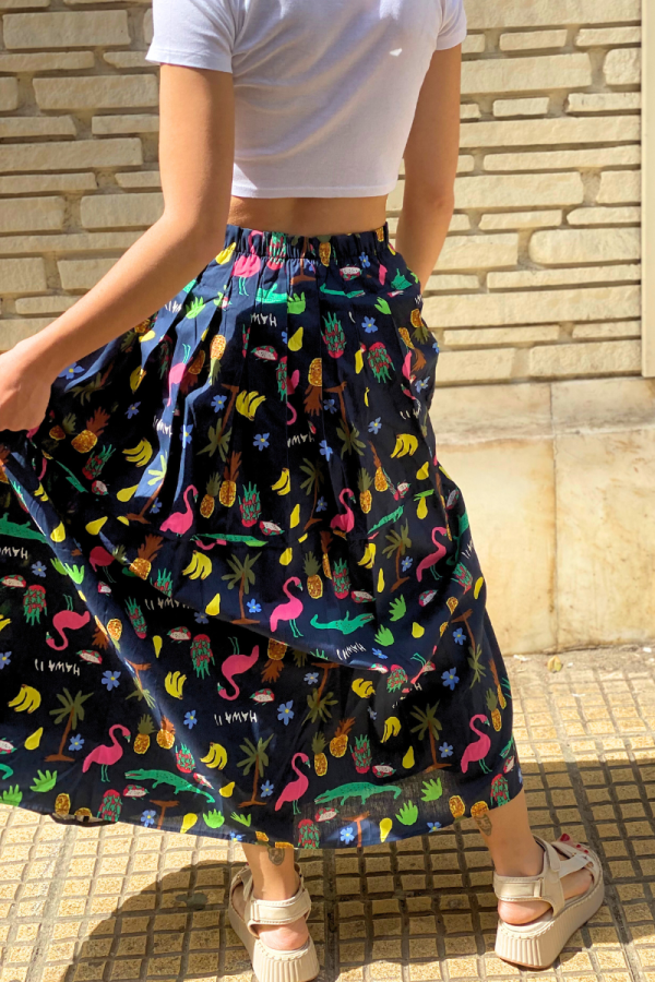 Skirt Hawaii Navy