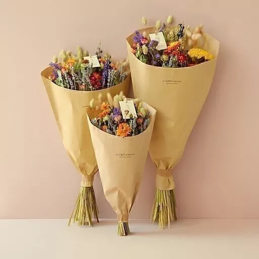 Αποξηραμένο Μπουκέτο Λουλουδιών Field Bouquet Orange