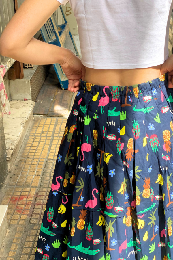 Skirt Hawaii Navy