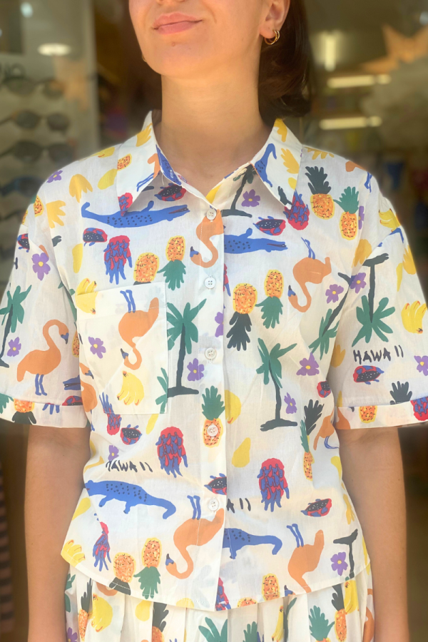 Shirt Hawaii White