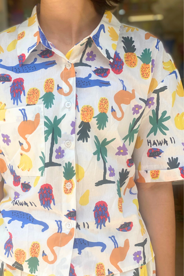 Shirt Hawaii White