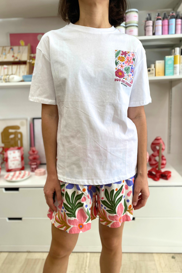T-Shirt Flower White