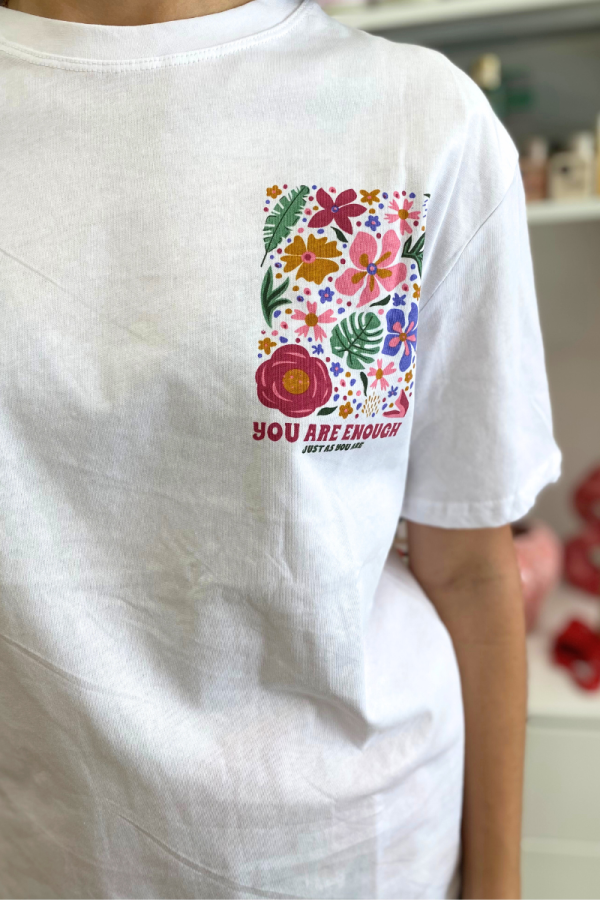 T-Shirt Flower White