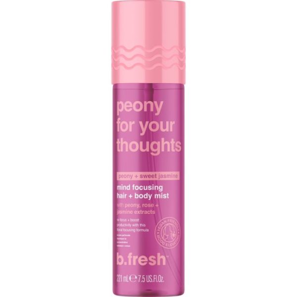 Peony For Your Thoughts -Mind Focusing Hair and Body Mist 221ml