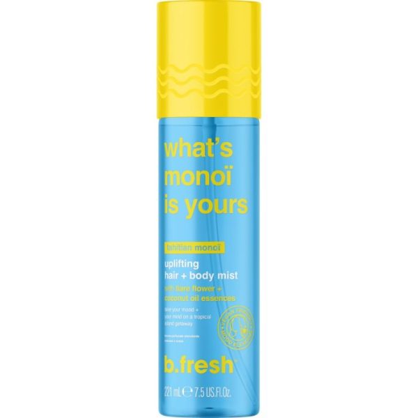 What's Monoi Is Yours, Uplifting Hair and Body Mist 221mL