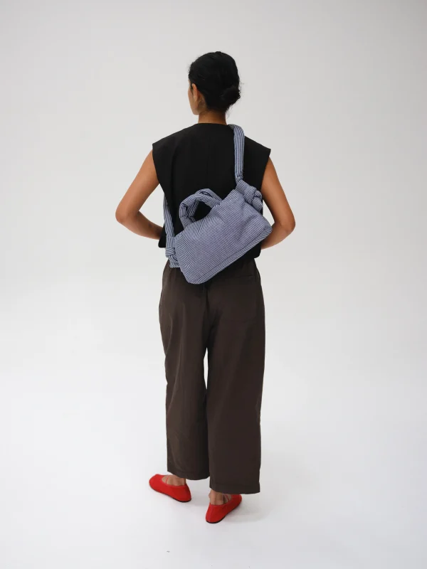 Mini Ona Soft Bag - Navy Stripes