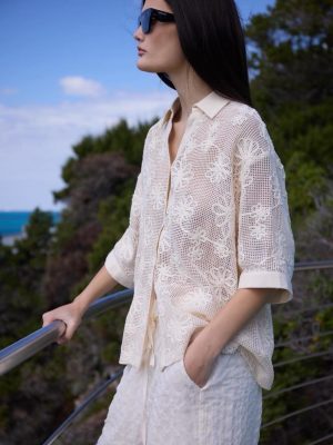 Beige Knitted Shirt