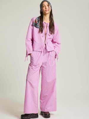 Stripped Pant Pink