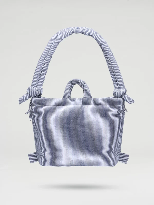 Ona Cotton Soft Bag - Backbag Navy Stripes