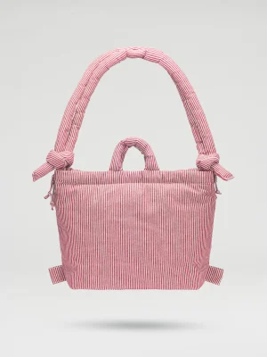 Ona Cotton Soft Bag - Backbag Red Stripes