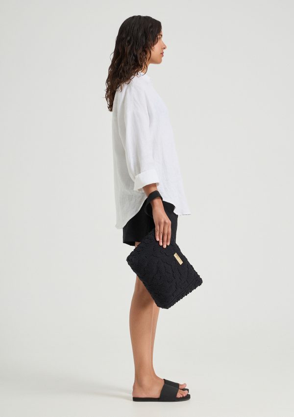 Marsala Mini Clutch Black