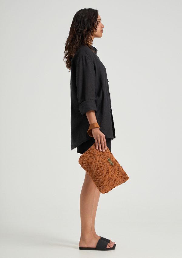 Marsala Mini Clutch Umber
