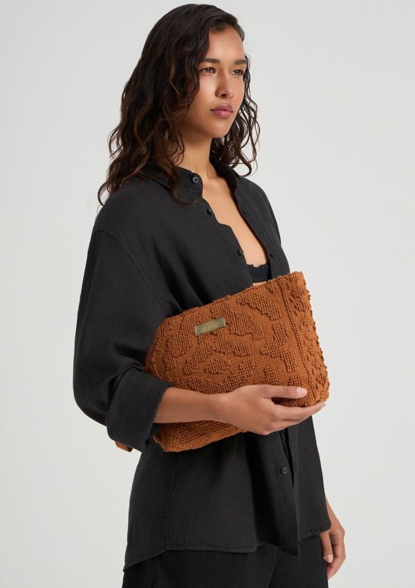 Marsala Mini Clutch Umber