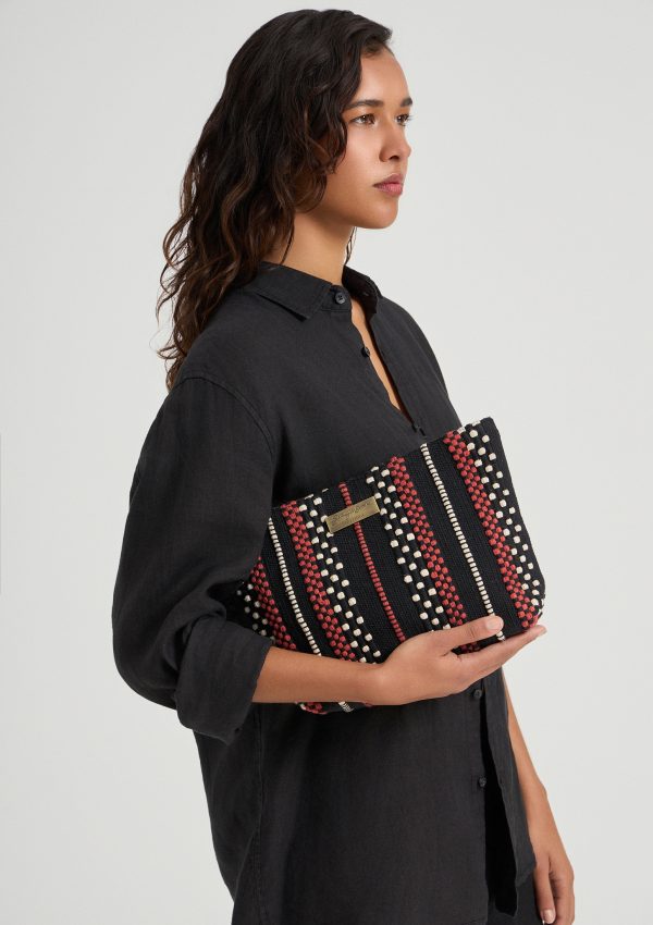 Limonta Midi Clutch Black