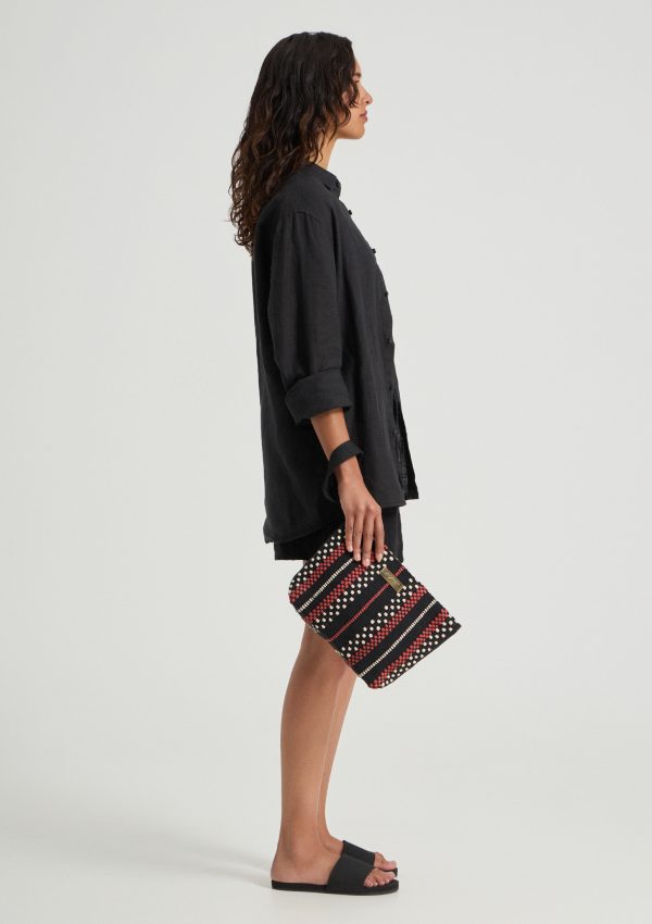 Limonta Midi Clutch Black