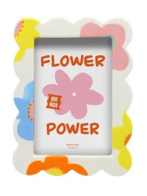 Ceramic Photo Frame Elvira Flower
