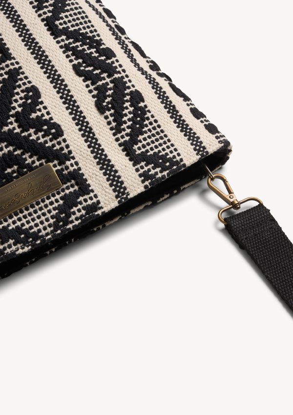 Sorrento Midi Clutch Black