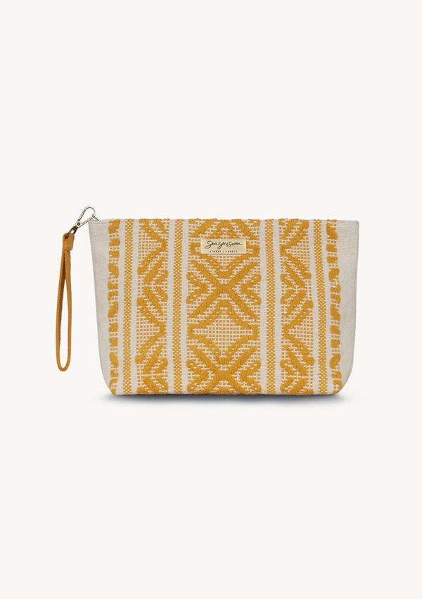 Sorrento Midi Clutch Mustard