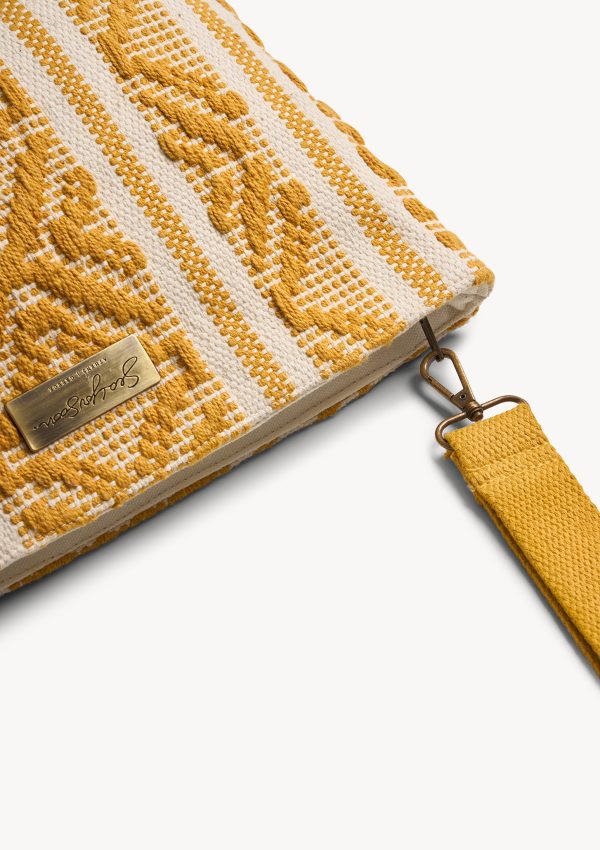 Sorrento Midi Clutch Mustard
