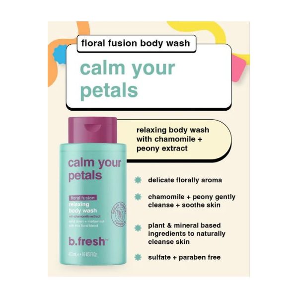 Calm Your Petals Relaxing Body Wash 473ml