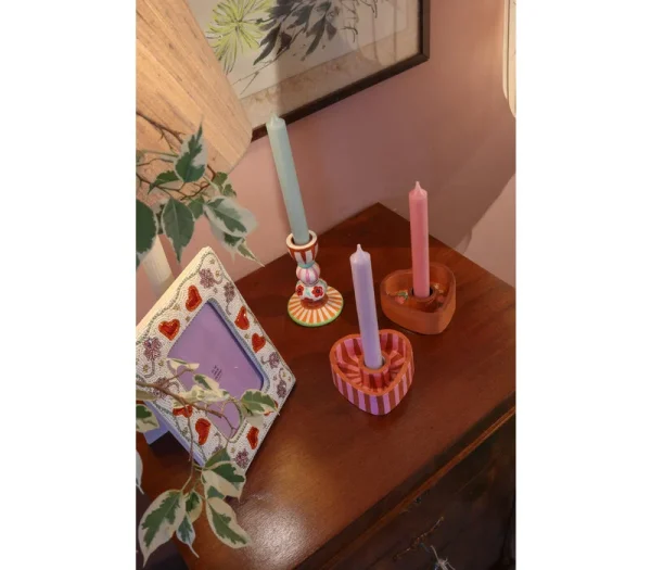 Candleholder Striped Flowers (Αντιγραφή)