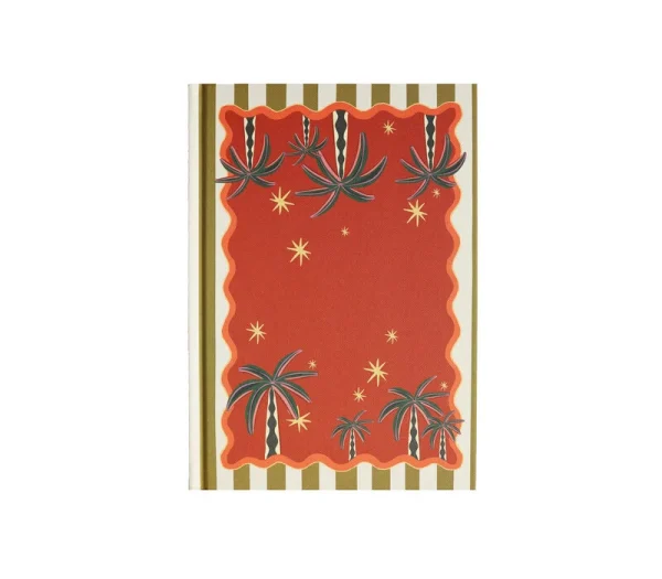 Notebook Palmtree with Stripes