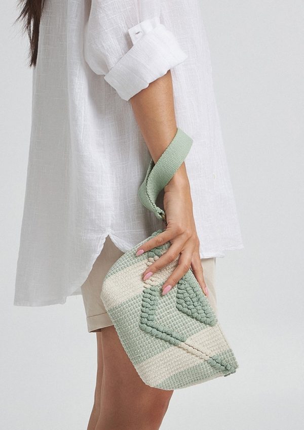 Anaru Mini Clutch Bag Mint
