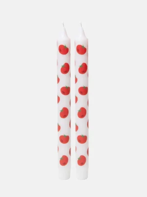 Dolce Vita Tomato Taper Candles