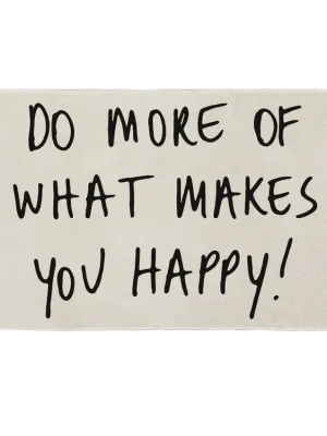 Χαλάκι Μπάνιου Do More Of What Makes You Happy
