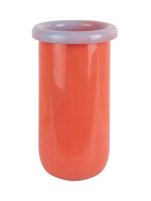 Vase Plegado M Bright Orange and Purple