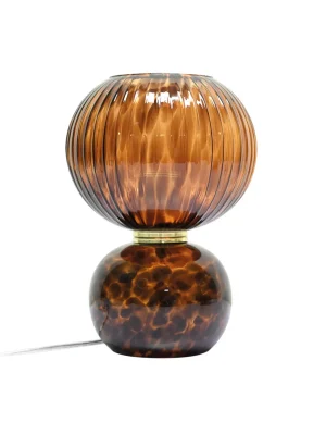 Adonis Leopard Style Lamp 28cm