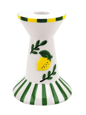 Large Lemon Candle Holder