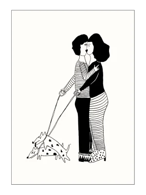 Poster Horny Dogs A4
