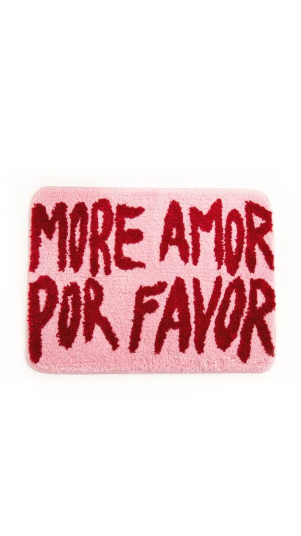 Χαλί Μπάνιου Pink More Love